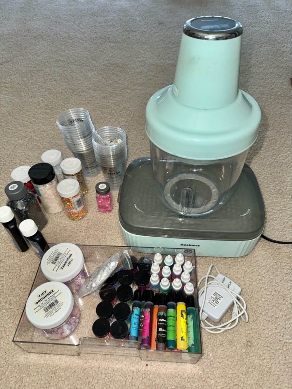 Resiners Curing Machine, Bubble Remover Machine,uv resin, glitter & epoxy color